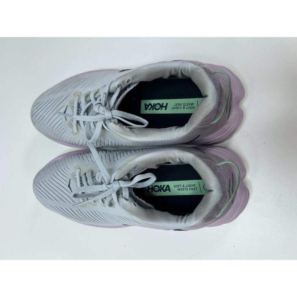 Hoka Rincon 3 1119396 PAOH Plein Air Orchid Hush Running Trainers Size 9 D Wide - Picture 4 of 11